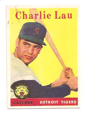 1958 Topps #448 Charley Lau RC