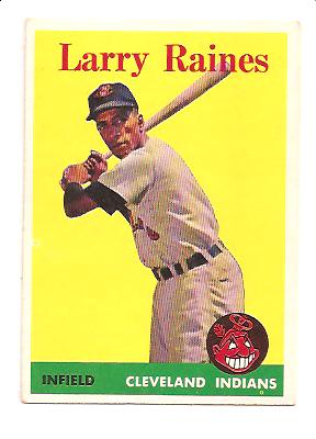 1958 Topps #243 Larry Raines RC