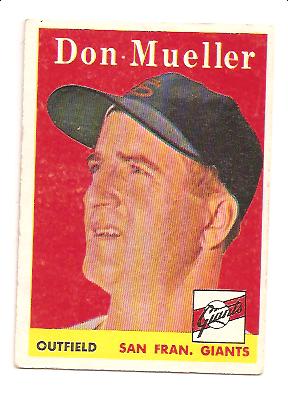 1958 Topps #253 Don Mueller