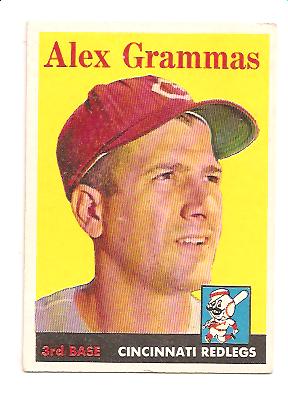 1958 Topps #254 Alex Grammas