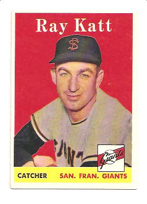 1958 Topps #284 Ray Katt