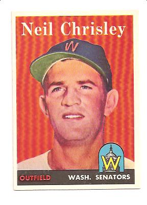 1958 Topps #303 Neil Chrisley