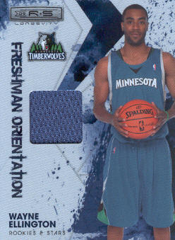 2009-10 Rookies and Stars Longevity Freshman Orientation Materials Jerseys #26 Wayne Ellington