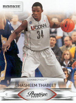 2009-10 Prestige #172 Hasheem Thabeet UConn RC