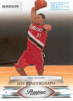 2009-10 Prestige Draft Picks Light Blue #231 Jeff Pendergraph