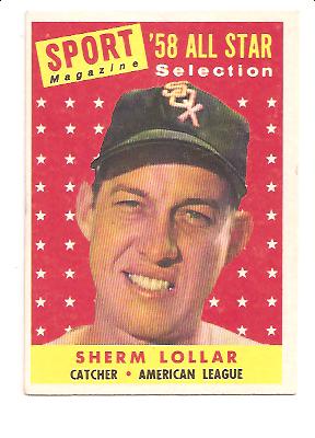1958 Topps #491 Sherm Lollar AS