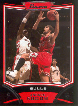 2008-09 Bowman #14 Andres Nocioni