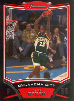 2008-09 Bowman #27 Jeff Green