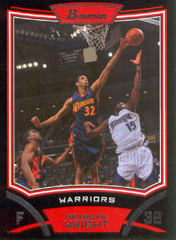 2008-09 Bowman #31 Brandan Wright