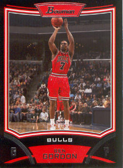 2008-09 Bowman #35 Ben Gordon