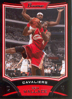 2008-09 Bowman #40 Ben Wallace