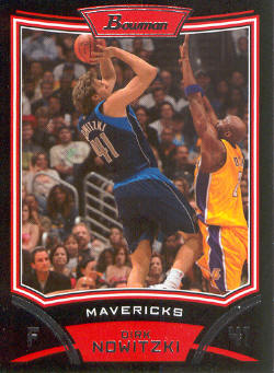 2008-09 Bowman #41 Dirk Nowitzki
