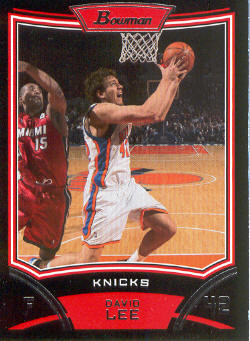 2008-09 Bowman #42 David Lee