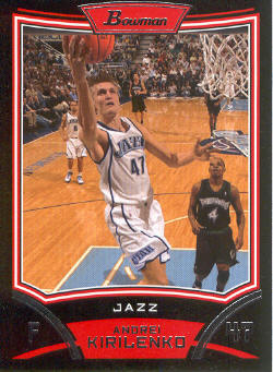 2008-09 Bowman #47 Andrei Kirilenko
