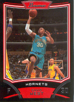 2008-09 Bowman #48 David West