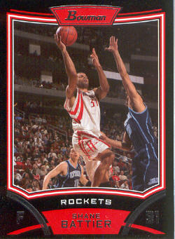 2008-09 Bowman #58 Shane Battier