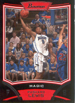 2008-09 Bowman #82 Rashard Lewis