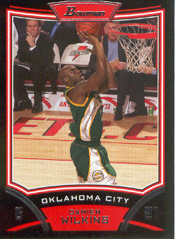 2008-09 Bowman #83 Damien Wilkins