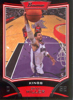 2008-09 Bowman #86 Brad Miller