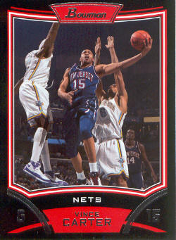 2008-09 Bowman #98 Vince Carter