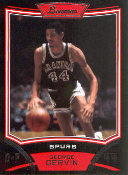 2008-09 Bowman #105 George Gervin