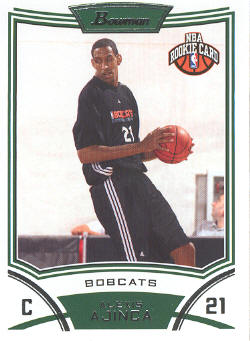 2008-09 Bowman #129 Alexis Ajinca RC