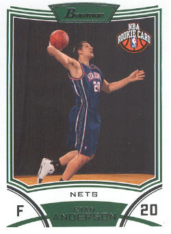 2008-09 Bowman #130 Ryan Anderson RC