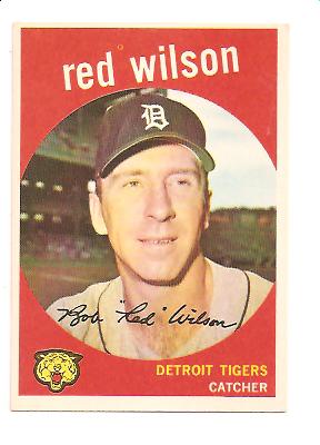 1959 Topps #24 Red Wilson