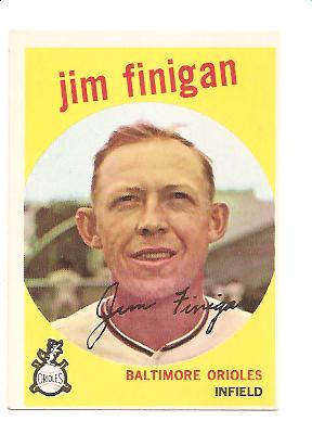 1959 Topps #47 Jim Finigan