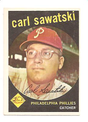 1959 Topps #56 Carl Sawatski
