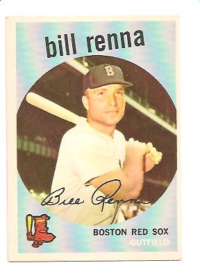 1959 Topps #72 Bill Renna