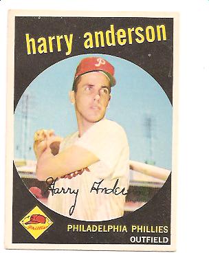 1959 Topps #85 Harry Anderson