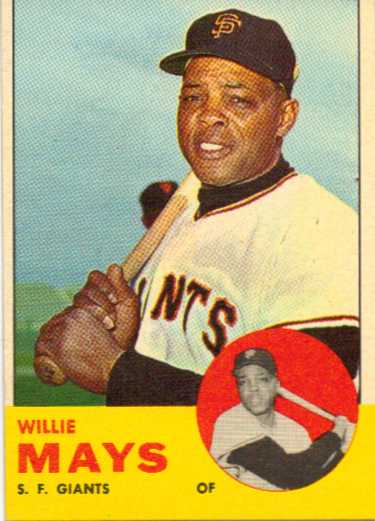 1963 Topps #300 Willie Mays