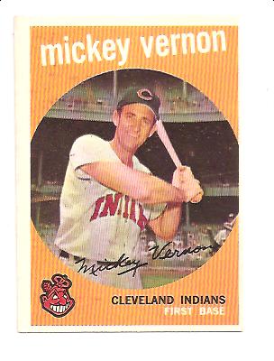1959 Topps #115 Mickey Vernon