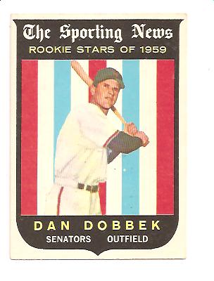 1959 Topps #124 Dan Dobbek RS RC