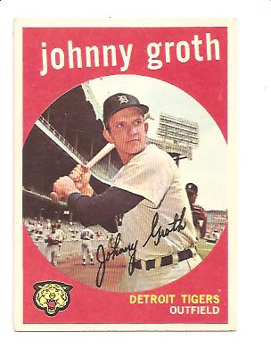 1959 Topps #164 Johnny Groth