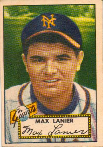 1952 Topps #101 Max Lanier