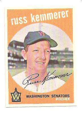 1959 Topps #191 Russ Kemmerer