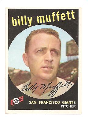 1959 Topps #241A Billy Muffett GB