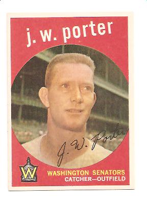 1959 Topps #246 J.W. Porter