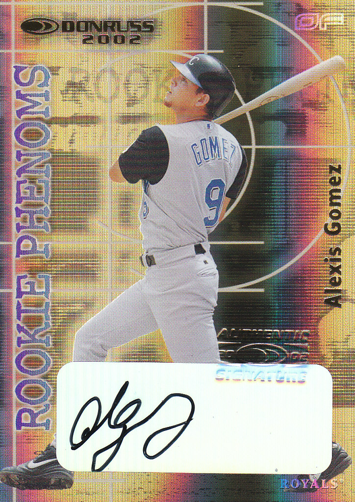 2002 Donruss Rookies Phenoms Autographs #9 Alexis Gomez/400