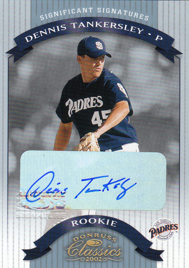 2002 Donruss Classics Significant Signatures #105 Dennis Tankersley ROO/250