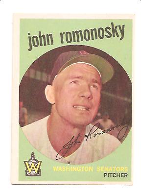 1959 Topps #267 John Romonosky RC