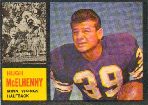 1962 Topps #92 Hugh McElhenny SP