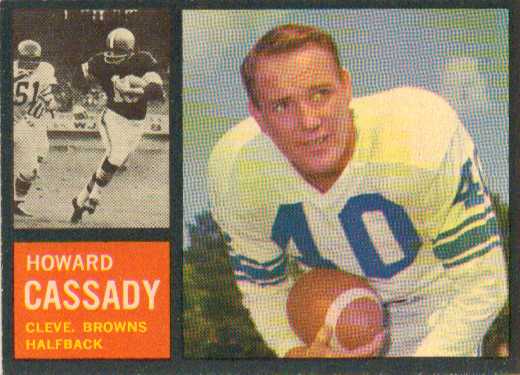 1962 Topps #26 Howard Cassady