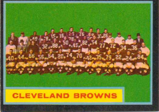 1962 Topps #37 Cleveland Browns