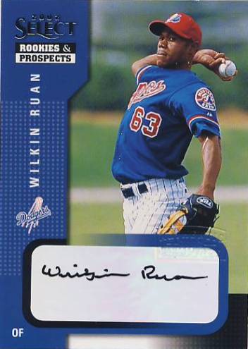 2002 Select Rookies and Prospects #96 Wilkin Ruan