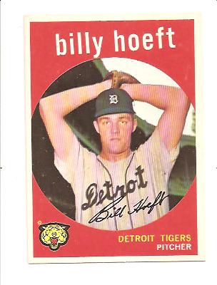 1959 Topps #343 Billy Hoeft