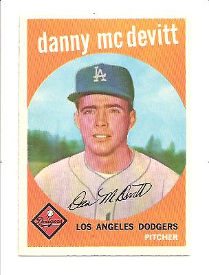 1959 Topps #364 Danny McDevitt