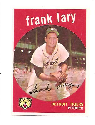 1959 Topps #393 Frank Lary